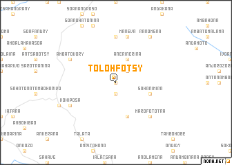 map of Tolohfotsy