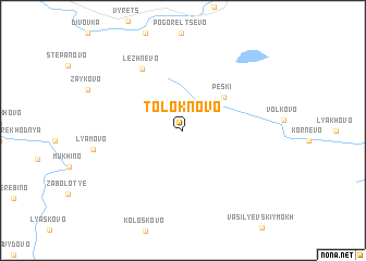 map of Toloknovo