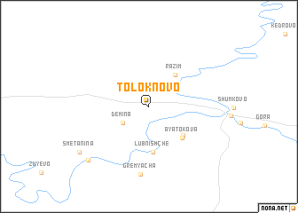 map of Toloknovo