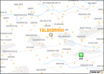 map of Tolokonniki