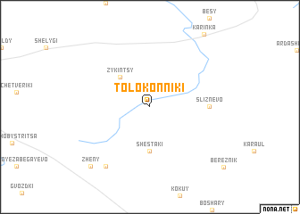 map of Tolokonniki