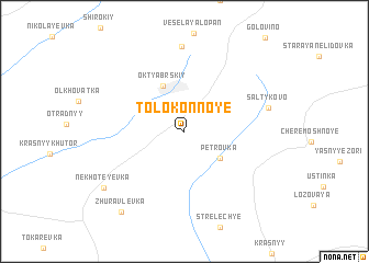 map of Tolokonnoye