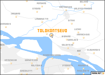 map of Tolokontsevo