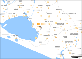 map of Toloko