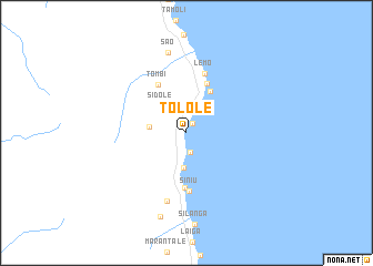 map of Tolole