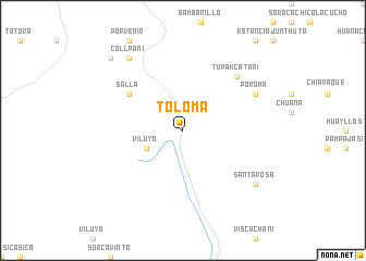 map of Toloma