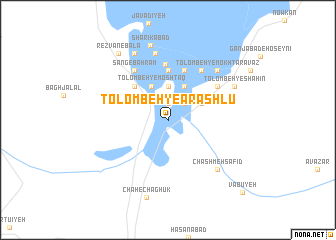 map of Tolombeh-ye Arashlū