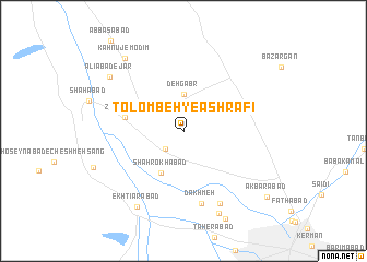 map of Tolombeh-ye Ashrafī
