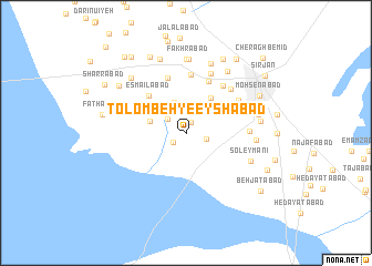 map of Tolombeh-ye ‘Eyshābād