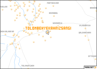 map of Tolombeh-ye Kahrīz Sangī