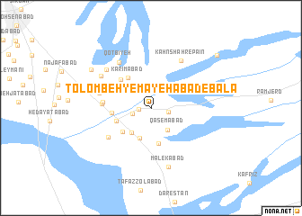 map of Tolombeh-ye Māyehābād-e Bālā