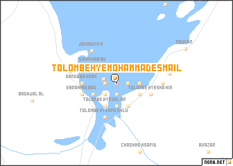 map of Tolombeh-ye Moḩammad Esmā‘īl