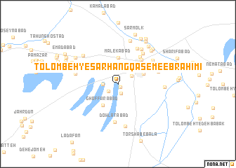 map of Tolombeh-ye Sarhang Qāsem-e Ebrāhīmī