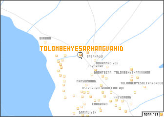 map of Tolombeh-ye Sarhang Vaḩīd