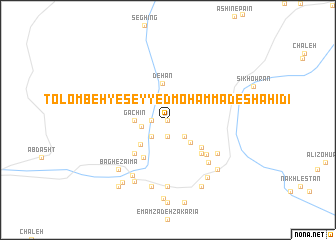 map of Tolombeh-ye Seyyed Moḩammad-eShahīdī