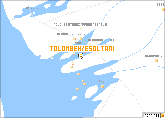 map of Tolombeh-ye Solţānī