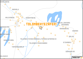 map of Tolombeh-ye Z̄āferī