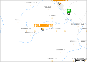 map of Tolomosita