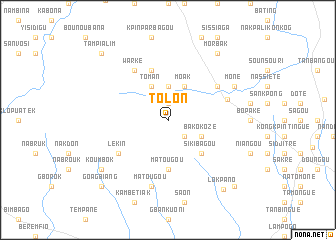 map of Tolon