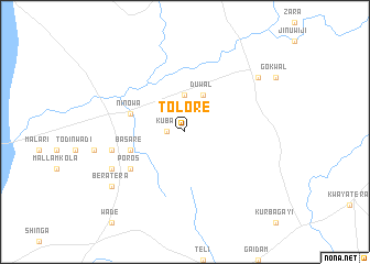 map of Tolore