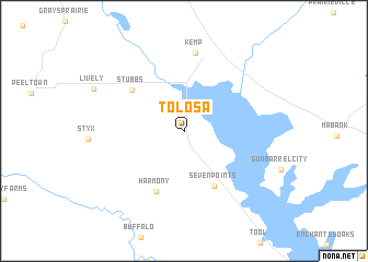 map of Tolosa