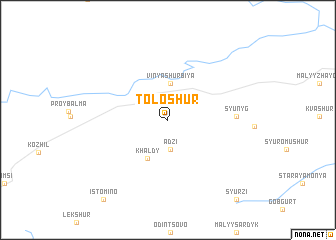 map of Toloshur