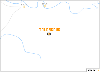 map of Toloskova