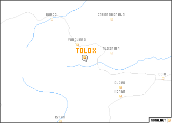 map of Tolox