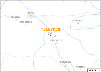 map of Tölöykön