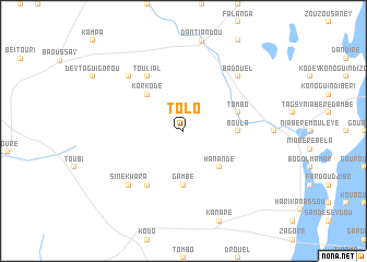 map of Tolo