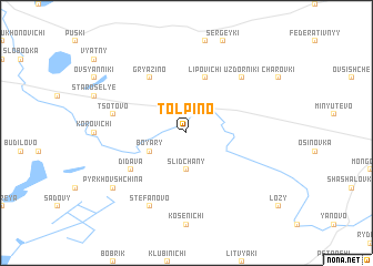 map of Tolpino