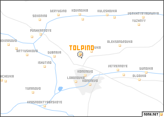 map of Tolpino