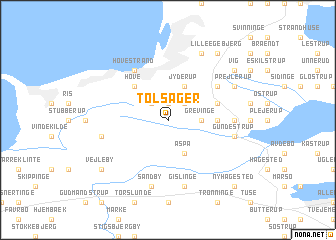 map of Tolsager