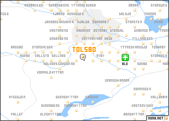 map of Tolsbo