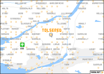 map of Tolsered