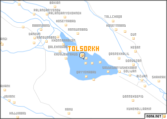 map of Tol Sorkh