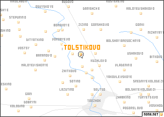 map of Tolstikovo