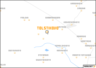 map of Tolstikovo