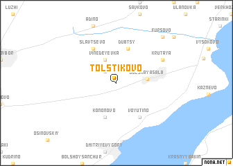 map of Tolstikovo