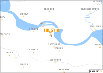 map of Tolstik