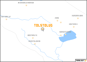 map of Tolstolug