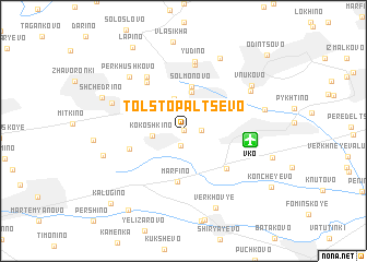 map of Tolstopal\