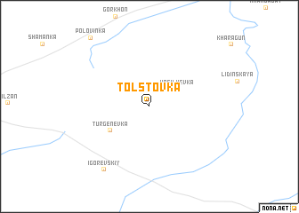 map of Tolstovka