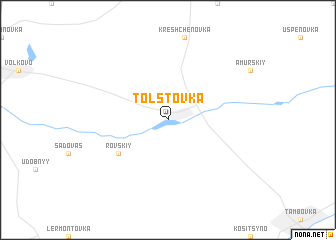 map of Tolstovka