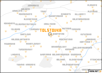 map of Tolstovka