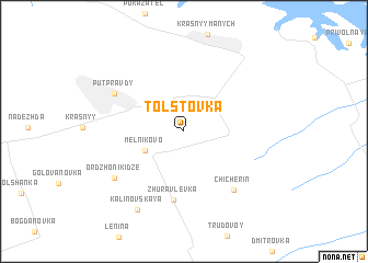 map of Tolstovka