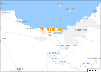 map of Tolstovka
