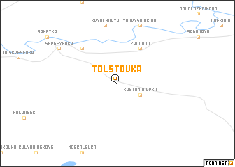 map of Tolstovka