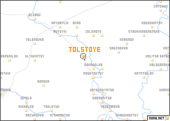 map of Tolstoye