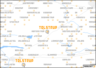 map of Tolstrup